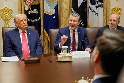  ادعای وزیر جنگ آمریکا درباره حمله به ایران