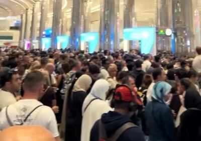  وضعیت عجیب فرودگاه دبی پس از حملات ایران