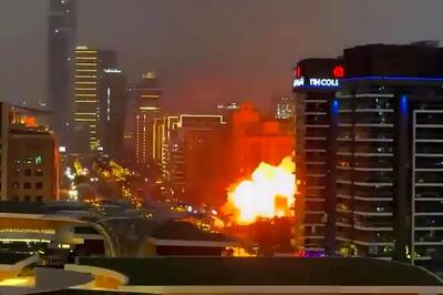  ویدیویی از حمله مجدد به فرودگاه دبی