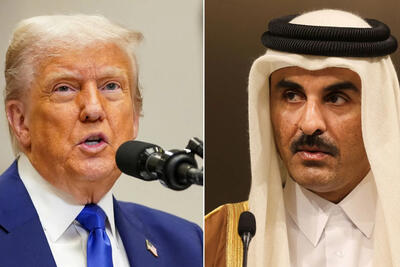  امیر قطر و دونالد ترامپ درباره تحولات امنیتی منطقه تلفنی گفت و گو کردند