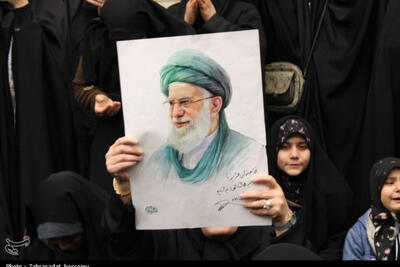  برگزاری مراسم عزاداری شهادت رهبر انقلاب در میادین اصلی تهران
