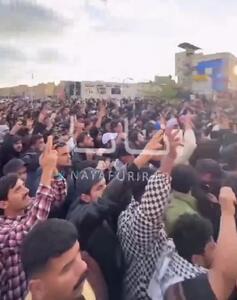  عزاداری مردم شهر ناصریه در عراق در پی شهادت رهبر انقلاب