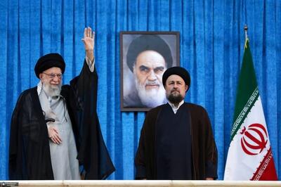  سیدحسن‌خمینی: خامنه‌ای عزیز برای همیشه قهرمان ماند