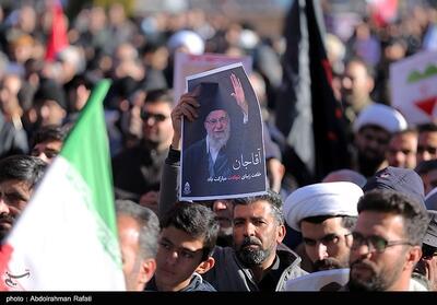  داغ سنگین شهادت مقام معظم رهبری بر دل کاشانی‌ها/اجتماع عزاداران فیلم - تسنیم