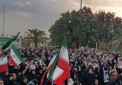  تجمع خودجوش بوشهری‌ها در سوگ شهادت رهبر معظم انقلاب فیلم - تسنیم