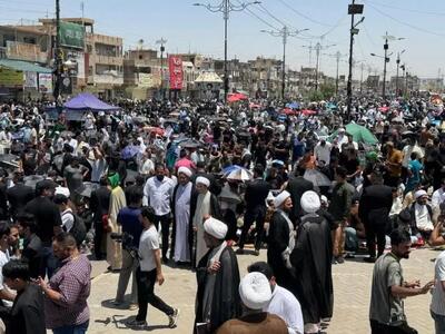  تظاهرات در بغداد در محکومیت تجاوز به ایران