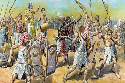  تاکتیک های جنگی مصر باستان ، سلاح ها، استراتژی ها و تجهیزات سربازان