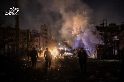  تصاویر تکان‌دهنده از میدان نیلوفر تهران پس از حمله