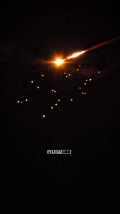  لحظه اصابت موشک‌های ایرانی به تل‌آویو