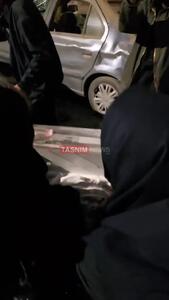  پرستاران بیمارستان گاندی در حال انتقال نوزادان
