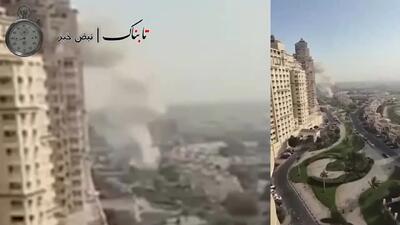  لحظه انهدام راس الخیمه امارات با موشک عظیم ایران + فیلم