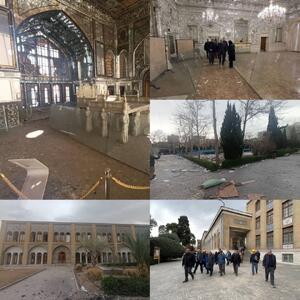  آسیب جدی به کاخ گلستان درپی بمباران‌ آمریکایی-صهیونیستی