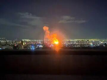  تصویری از انفجار در غرب تهران