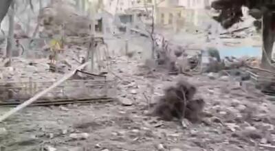  فیلم حمله اسرائیل به محل بازی کودکان در یک پارک تهران