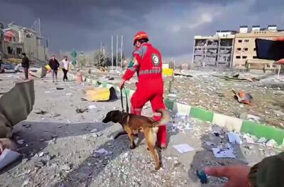  تداوم عملیات امدادی هلال‌احمر در مناطق آسیب‌دیده از حملات در ارومیه + فیلم