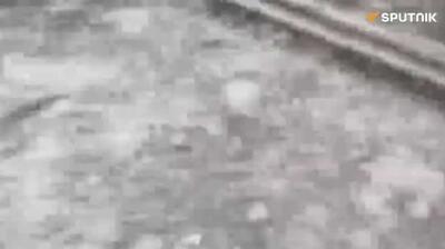  محل بازی کودکان در یک پارک تهران هدف قرار گرفت