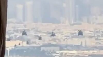  تصاویر فرار آمریکایی‌ها از امارات با هلی کوپترهای شینوک