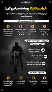  اینفوگرافیک: دستورالعمل شناسایی افراد خرابکار