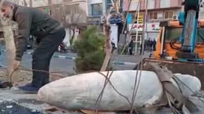  تصاویر انتقال پرتابه عمل‌نکرده از محدوده نارمک تهران