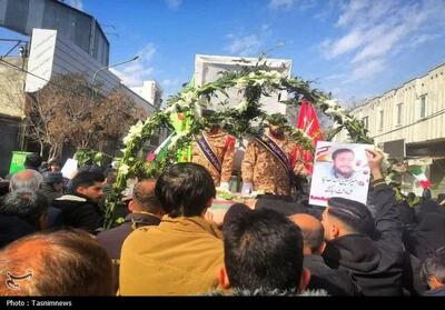  پیکر پاسدار مدافع وطن در زنجان تشییع شد - تسنیم