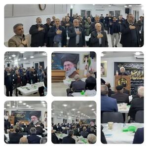  برگزاری مراسم شهادت مقام معظم رهبری در خانه کارگر قائم شهر