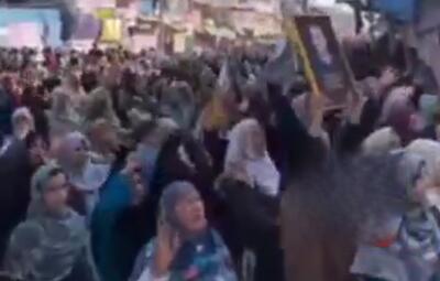  تظاهرات گسترده زنان کشمیری در محکومیت حملات رژیم صهیونیستی و آمریکا به ایران و ترور شهید امام خامنه‌ای