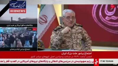  مقام نظامی ایران: چندین برابر مدتی که دشمن پیش‌بینی کرده، قدرت مقاومت و دفاع هجومی را داریم