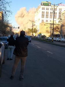  انفجار در خیابان مدنی تهران