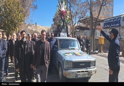  تشییع باشکوه 2 شهید حملات آمریکایی-صهیونیستی در بیجار تصاویر - تسنیم