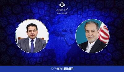  گفتگوی عراقچی با مشاور امنیت ملی نخست وزیر عراق