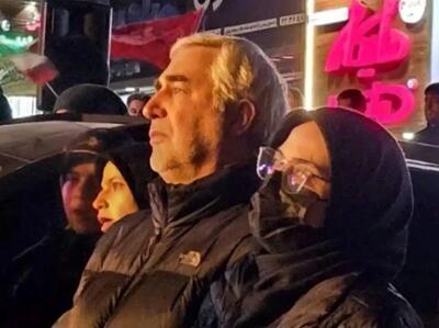  عکس: ابراهیم حاتمی کیا در راهپیمایی خودجوش مردم