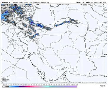  تاریخ ورود 2 سامانه بارشی قوی به کشور مشخص شد