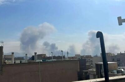  تصاویری از انفجارهای پیاپی در شرق تهران