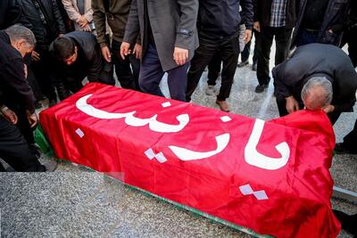  تصاویر؛ تشییع پیکر همسر شهید ابومهدی المهندس