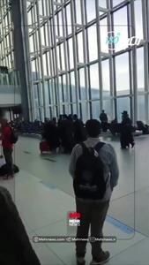  ترک‌ها در فرودگاه استانبول اینگونه از فراری‌های اسرائیلی استقبال کردند! + فیلم