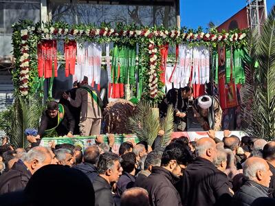  وداع باشکوه با ۴ شهید اقتدار در قلب دیار علویان