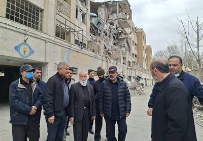  بازدید چمران از نقاط آسیب دیده شمال شرق تهران