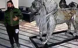  شاهکارهای مجسمه‌ساز پاکستانی که آهن‌قراضه را به «اپتیموس پرایم» تبدیل می‌کند