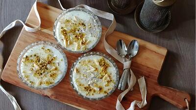  طرز تهیه ۴ مدل فرنی خوشمزه و ساده برای افطار