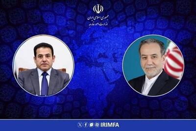  وزیر امور خارجه با مشاور امنیت ملی نخست وزیر عراق گفت‌و‌گو کرد