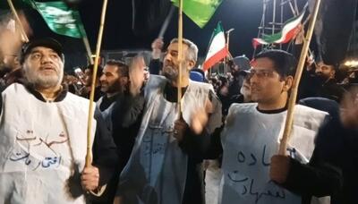  عزاداری کفن‌پوشان گرگان در سوگ شهادت قائد امت اسلام+ فیلم