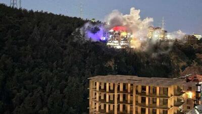  کشتی‌های اسرائیلی به حومه جنوبی بیروت، آرمان، حمله کردند