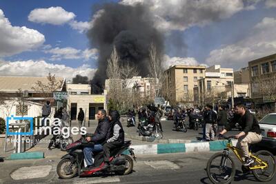  نخستین تصویر از انفجار در شرق تهران