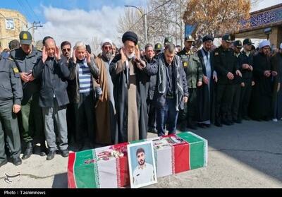  پیکر شهید رضا خلیلی در قیدار تشییع شد - تسنیم