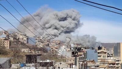  نقاطی از تهران هدف حمله موشکی قرار گرفت