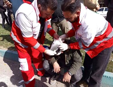  انتقال مصدومان حمله هوایی امروز خرم‌آباد