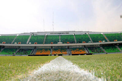  تصاویر تخریب بخشی از ورزشگاه آزادی