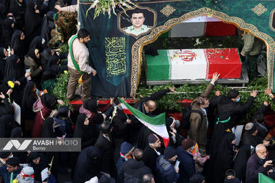  پیکر ۶۰۰ شهید پایتخت به بهشت زهرا منتقل شد