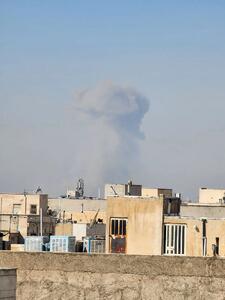  نمایی از پشت ورزشگاه آزادی بعد از حمله امروز