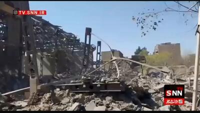  تصاویری از ورزشگاه مادران پس از حمله آمریکا و اسرائیل